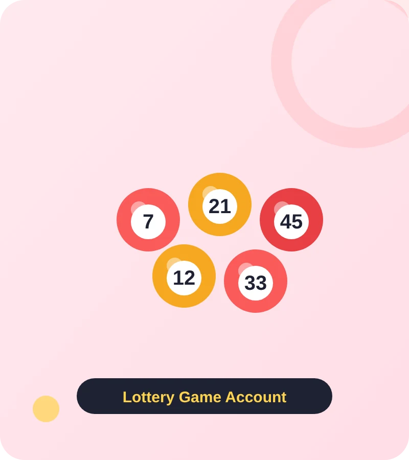 Daman lottery account profile with lottery numbers for lottery game login and register