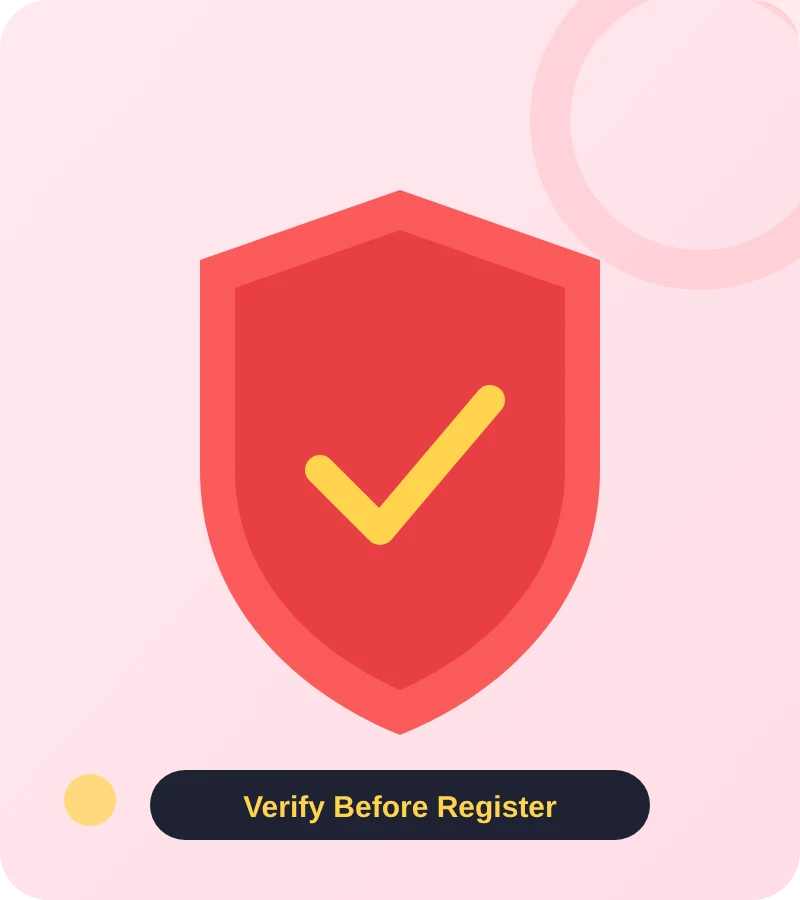 Verify the service shield before slots game register on Daman